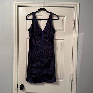 Calvin Klein party dress in deep purple